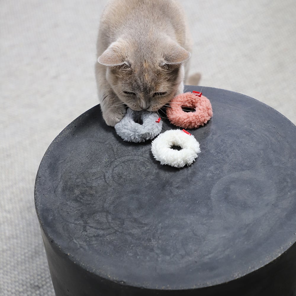 Mini Donuts kattaleikfang - 3 stk saman - Móri