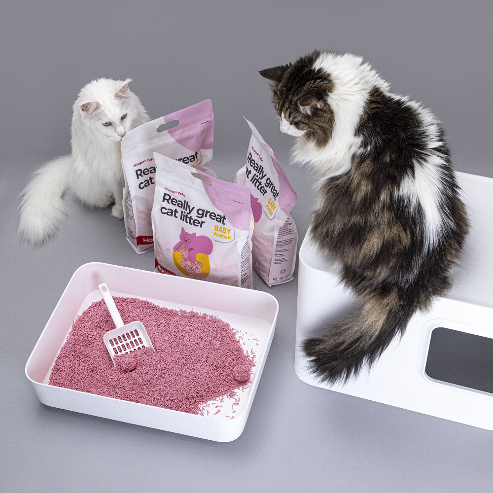 TOFU Baby Powder kattasandur | Umhverfisvænn og má sturta niður - Móri