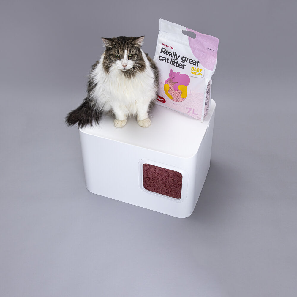 TOFU Baby Powder kattasandur | Umhverfisvænn og má sturta niður - Móri