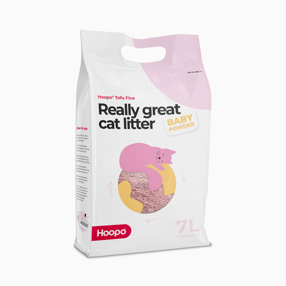TOFU Baby Powder Fine kattasandur | Umhverfisvænn - Móri