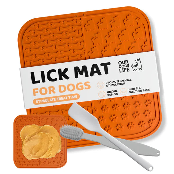 Lick Matt & Brush - Sleikimotta og bursti - Móri
