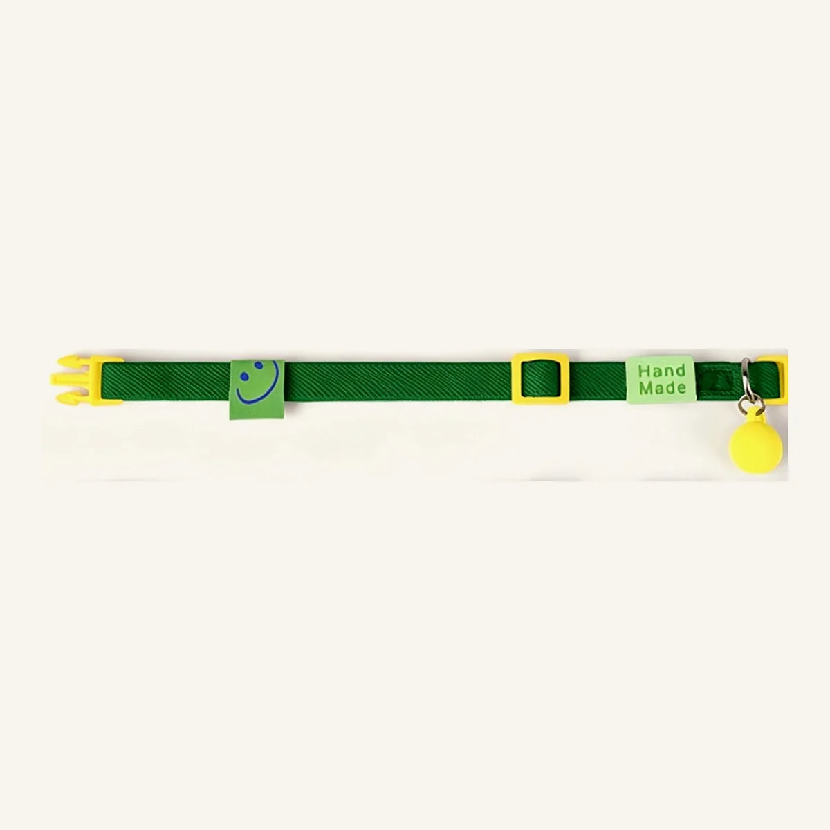 Smile Series kattaól í Forest Green – broskall og Hand Made merki