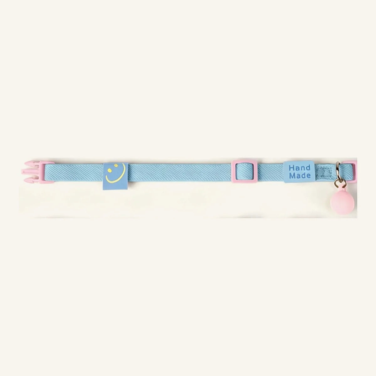 Smile Series kattaól í Sky Blue – broskall og Hand Made merki