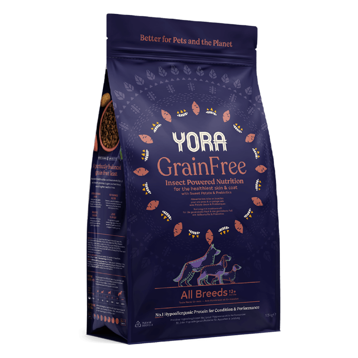 YORA Grain Free adult hundafóður - Móri
