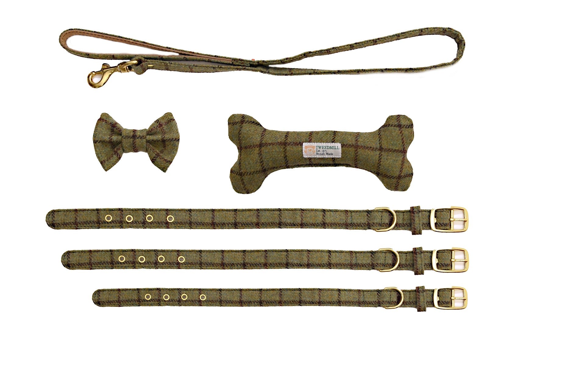 Traditional Tweed taumur - Mosa Grænn - Móri