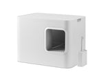 HOOPO Dome Cat Litter Box - White