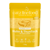 Classic N° 25 blautmatur fyrir ketti | Kjúklingur og túnfiskur 85g