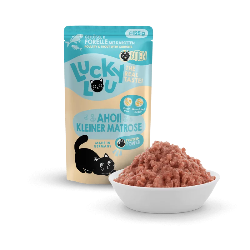 Lifestage blautmatur fyrir kettlinga | Alifuglakjöt og silungur 125g