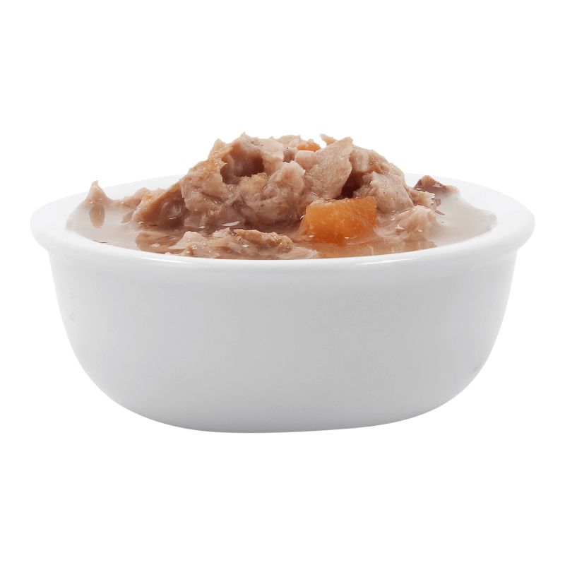 Extrafood blautmatur fyrir ketti | Túnfiskur og gulrætur í soði 70g
