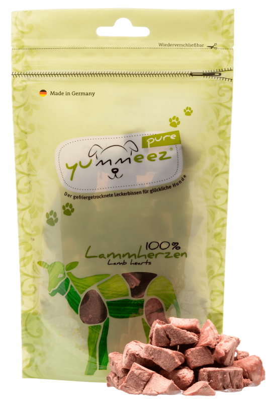 PURE hundanammi | 100% Lambahjörtu í bitum 35g - Móri