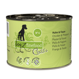 Classic N° 4 blautmatur fyrir hunda | Kjúklingur og fasani 200g