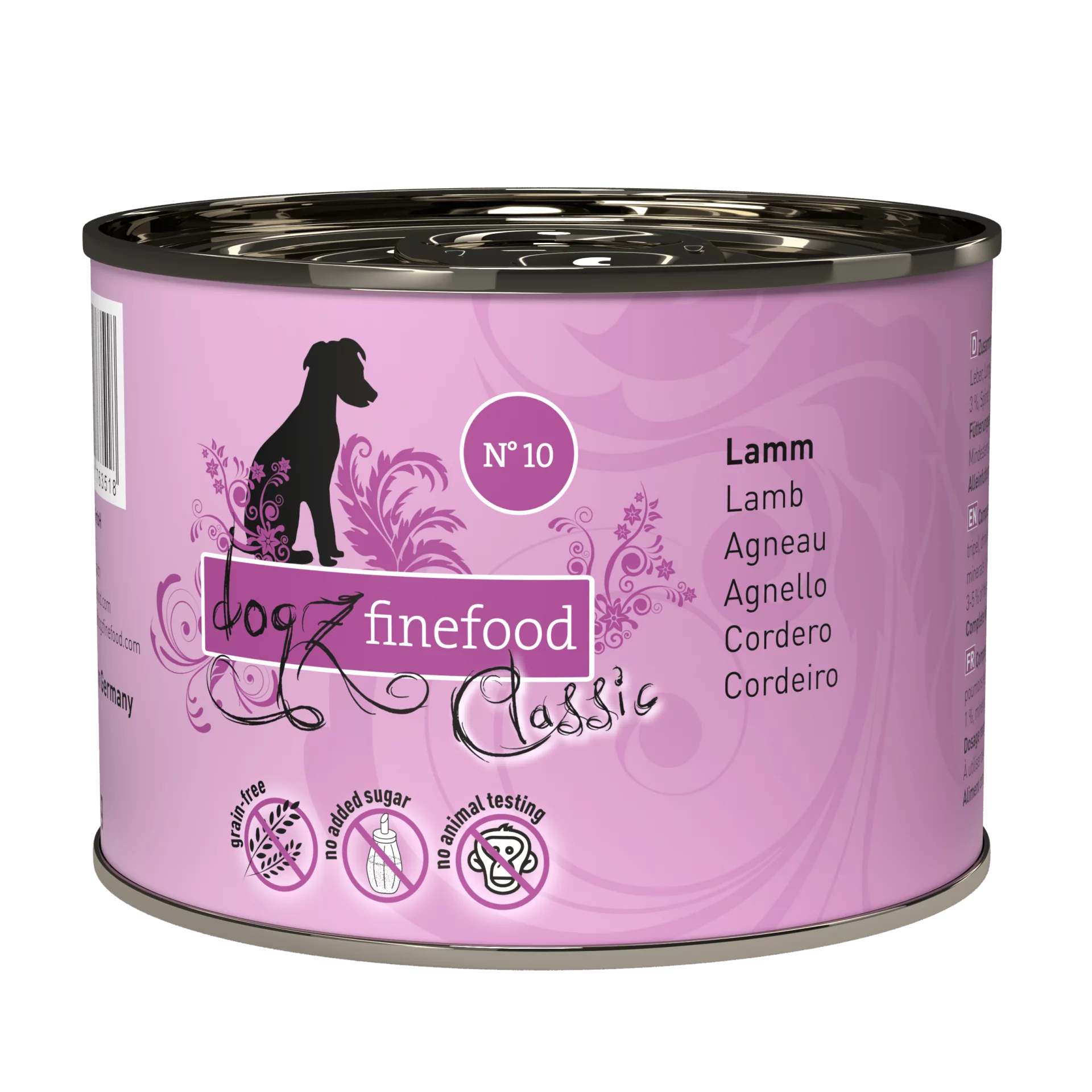 Classic N° 10 blautmatur fyrir hunda | Lamb 200gr - Móri