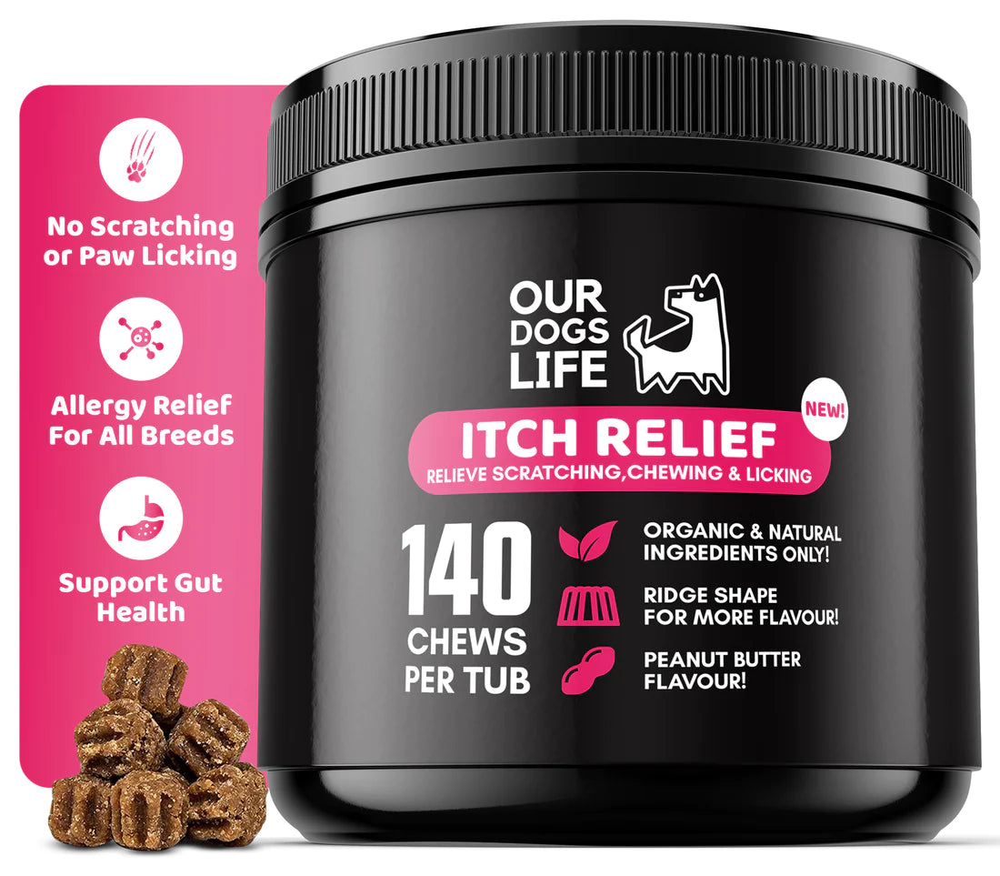 Itch Relief Dog Chews - Kláðastillandi nammibitar - Móri