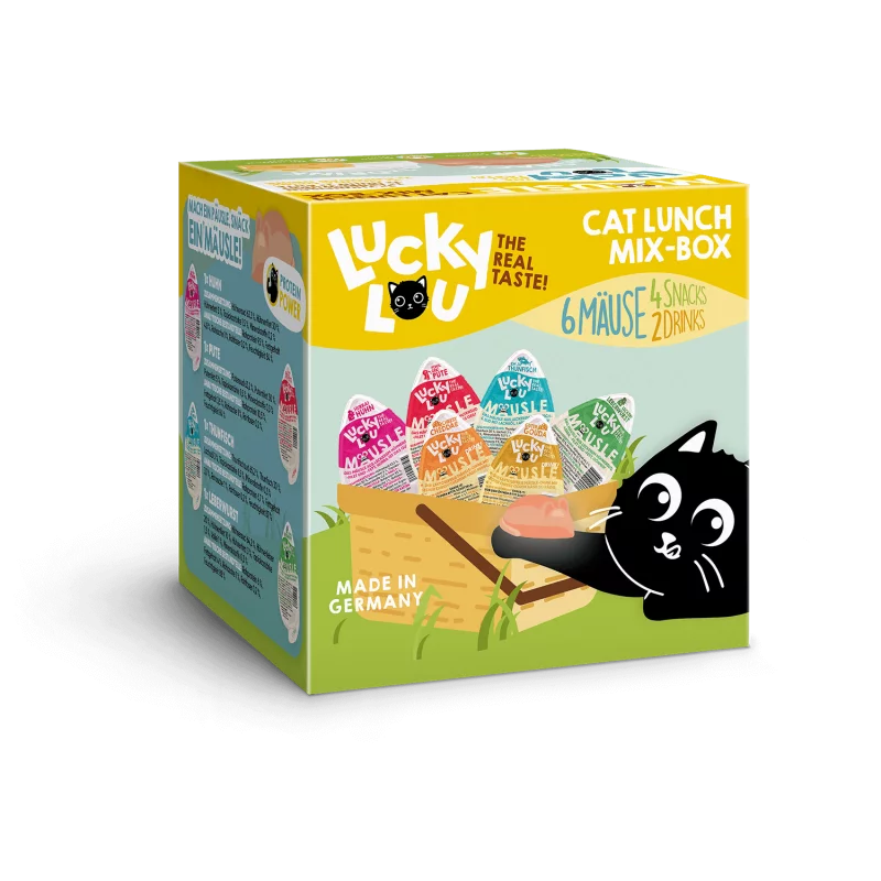 Paté-Mýs og ostadrykkur fyrir ketti | 6stk - Móri