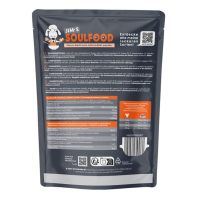 SOULFOOD blautmatur fyrir hunda | Kjúklingakarrý 300g