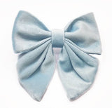 VELVET LADY Slaufa - Powder Blue