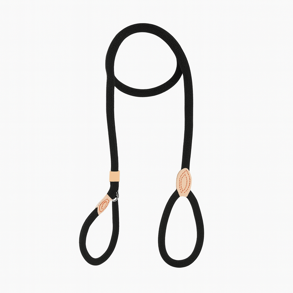 Slip Leash Black 6+8mm - Móri