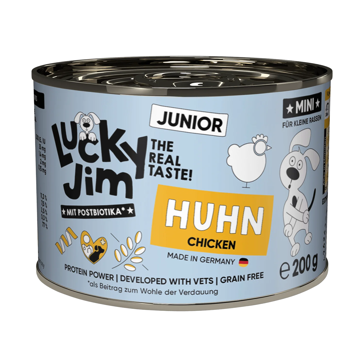 Classic MINI blautmatur fyrir hvolpa | Kjúklingur 200g - Móri