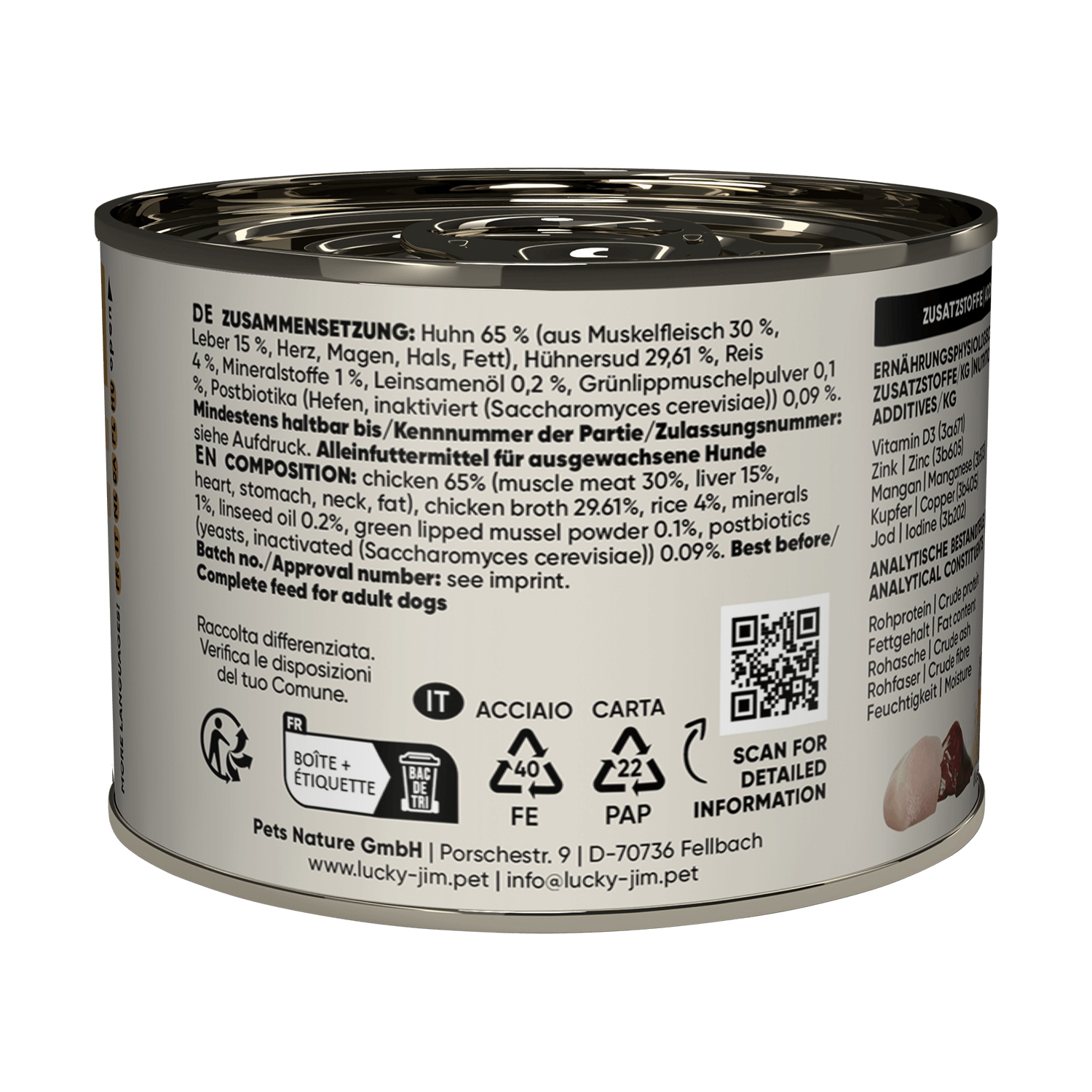 Classic MINI blautmatur fyrir hunda | Kjúklingur og lifur 200g - Móri