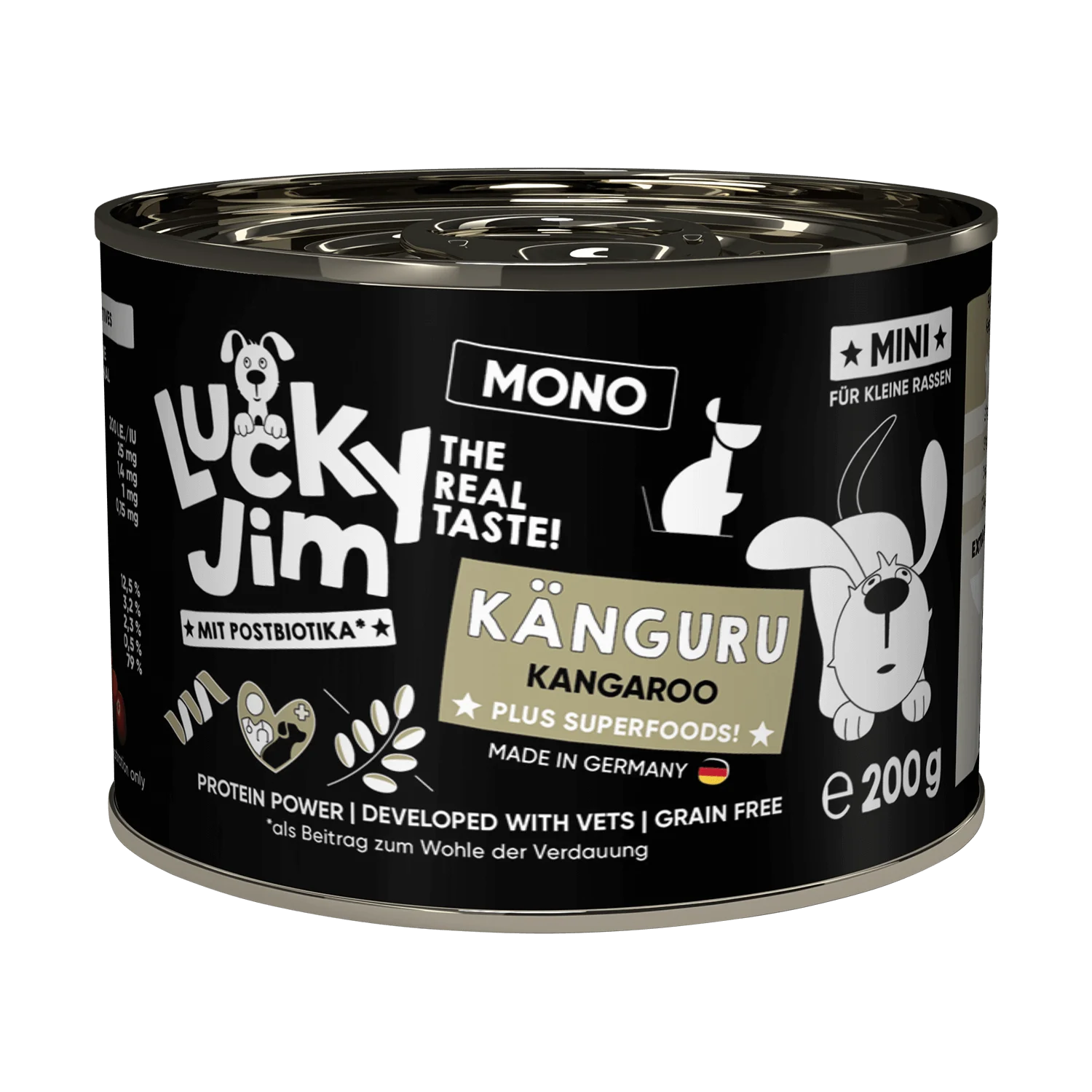 MINI MONO blautmatur fyrir hunda | Kengúra 200g