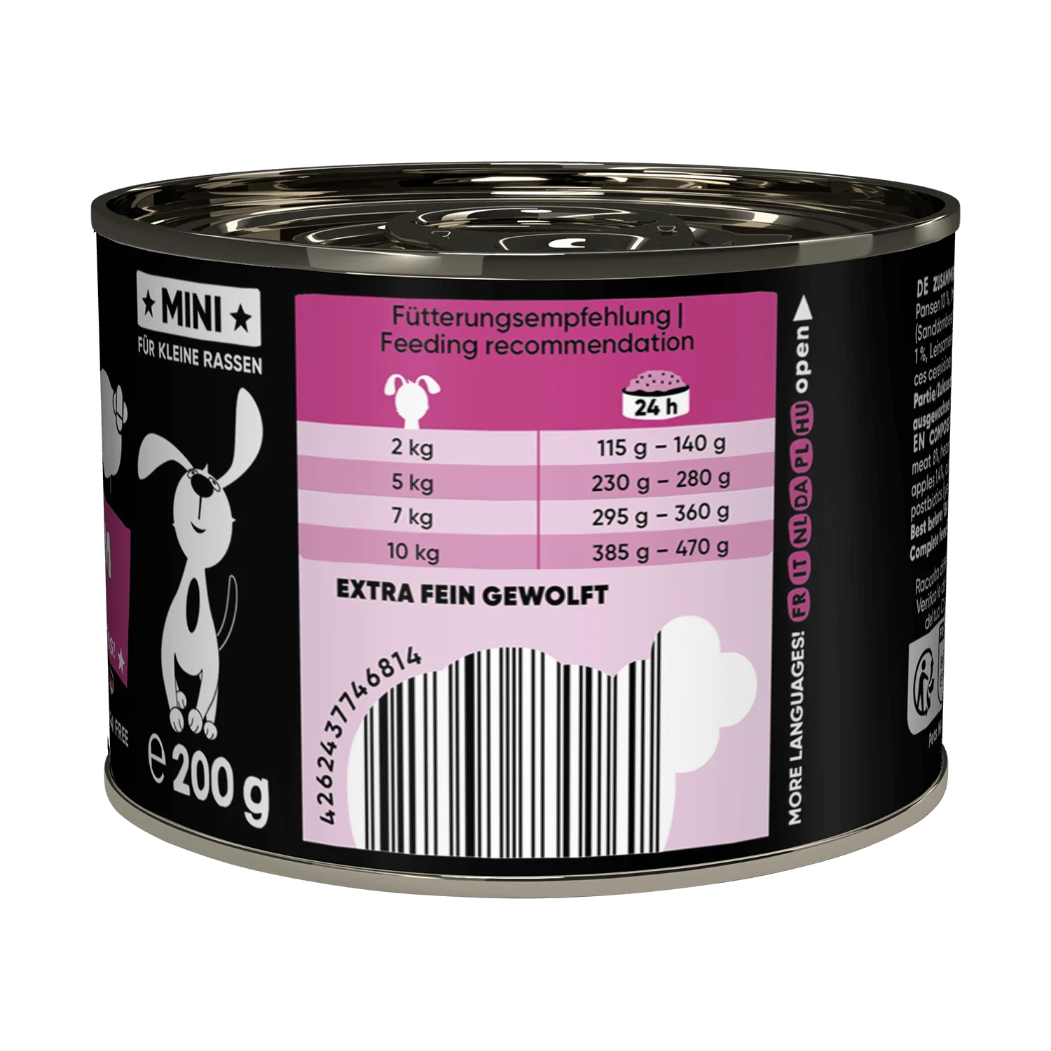 MINI MONO blautmatur fyrir hunda |Lamb 200g - Móri