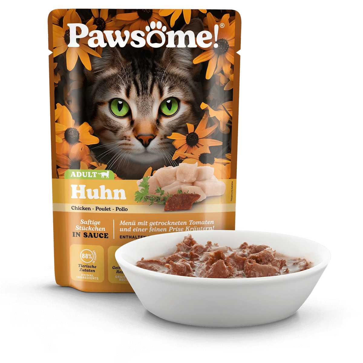 Pawsome blautmatur fyrir ketti | Kjúklingur 85g