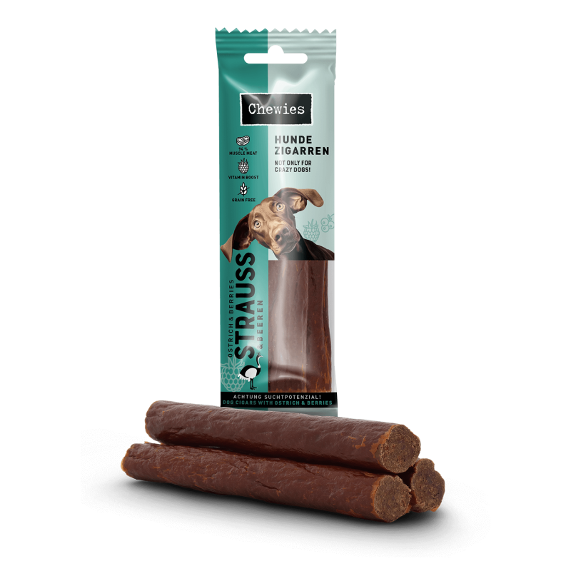 Hundavindlar með strútakjöti 175g - Móri