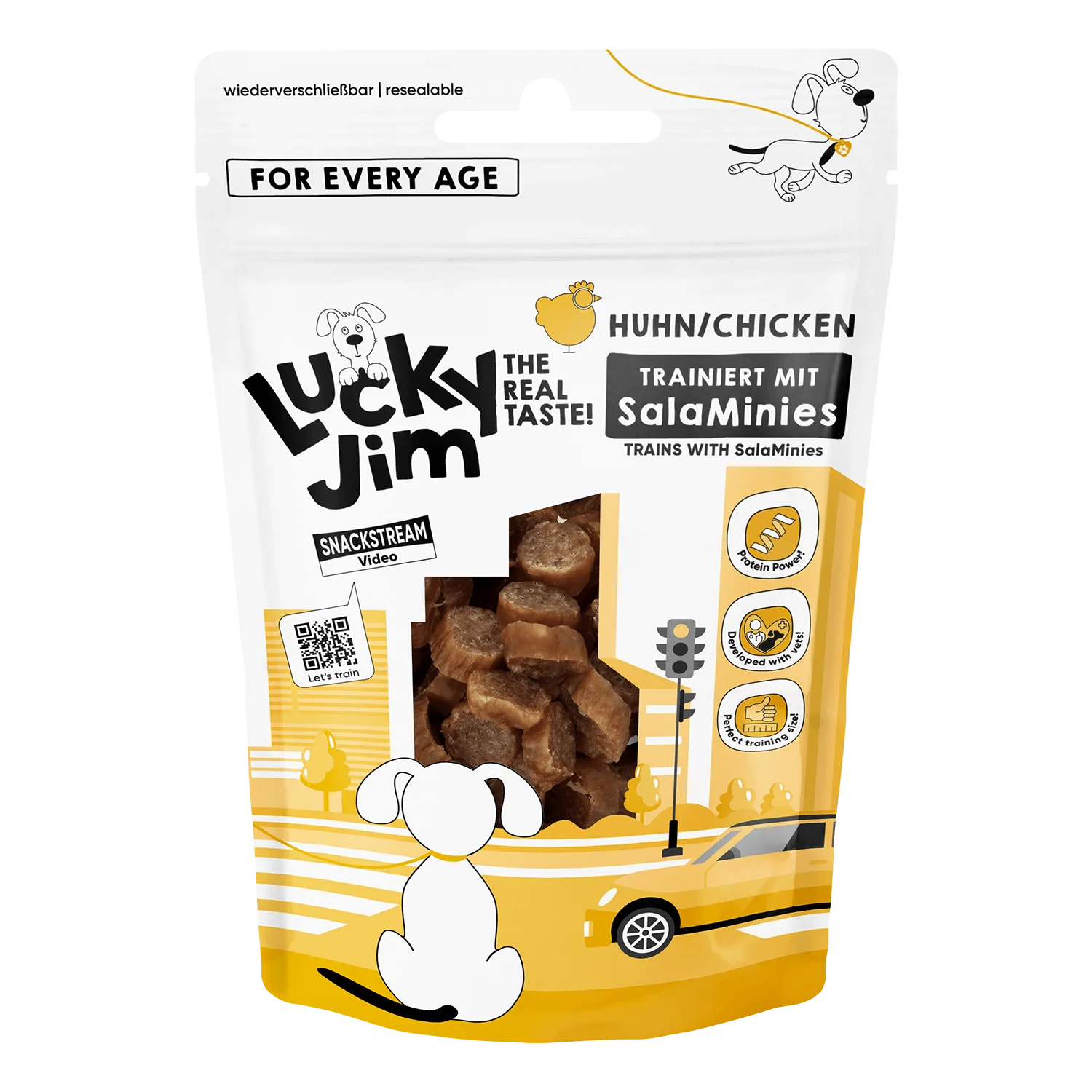 SalaMinies með kjúkling 70g - Móri