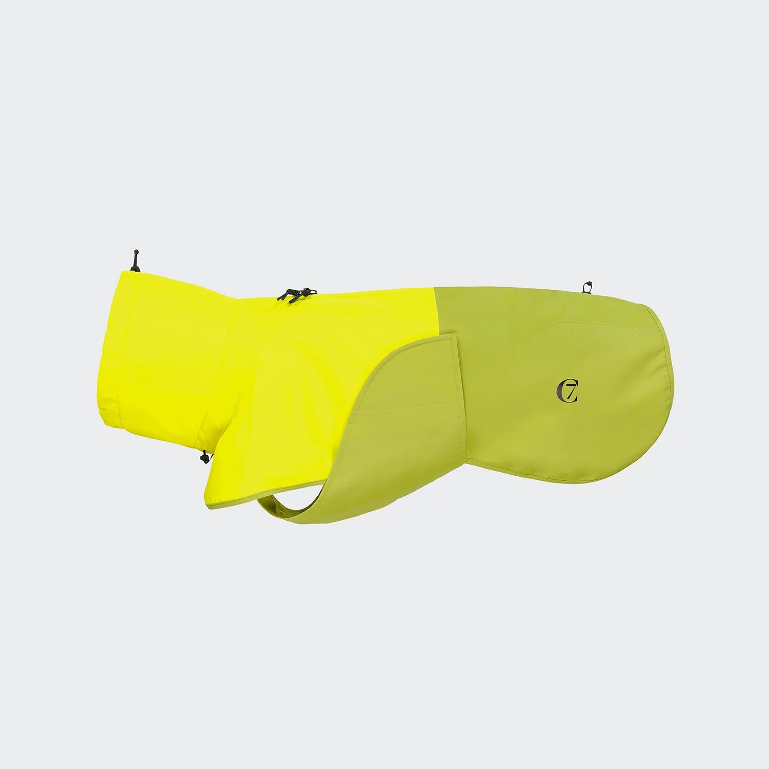 AKTIV Regnjakki með endurskini - Neon green/ light olive