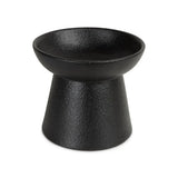 WABI SABI - Podwyższona ceramiczna miska CZARNA