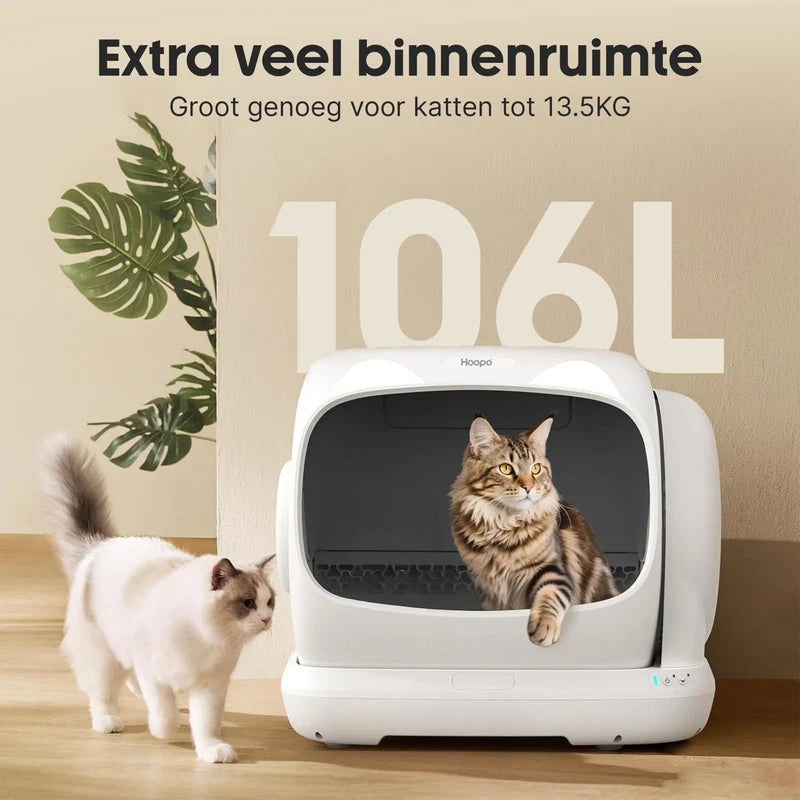 HOOPO Magna - Sjálfhreinsandi kattaklósett