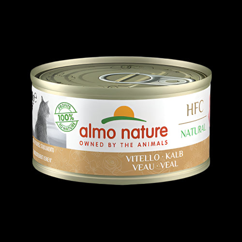 Natural með Kálfakjöti - Blautmatur fyrir ketti (70g)