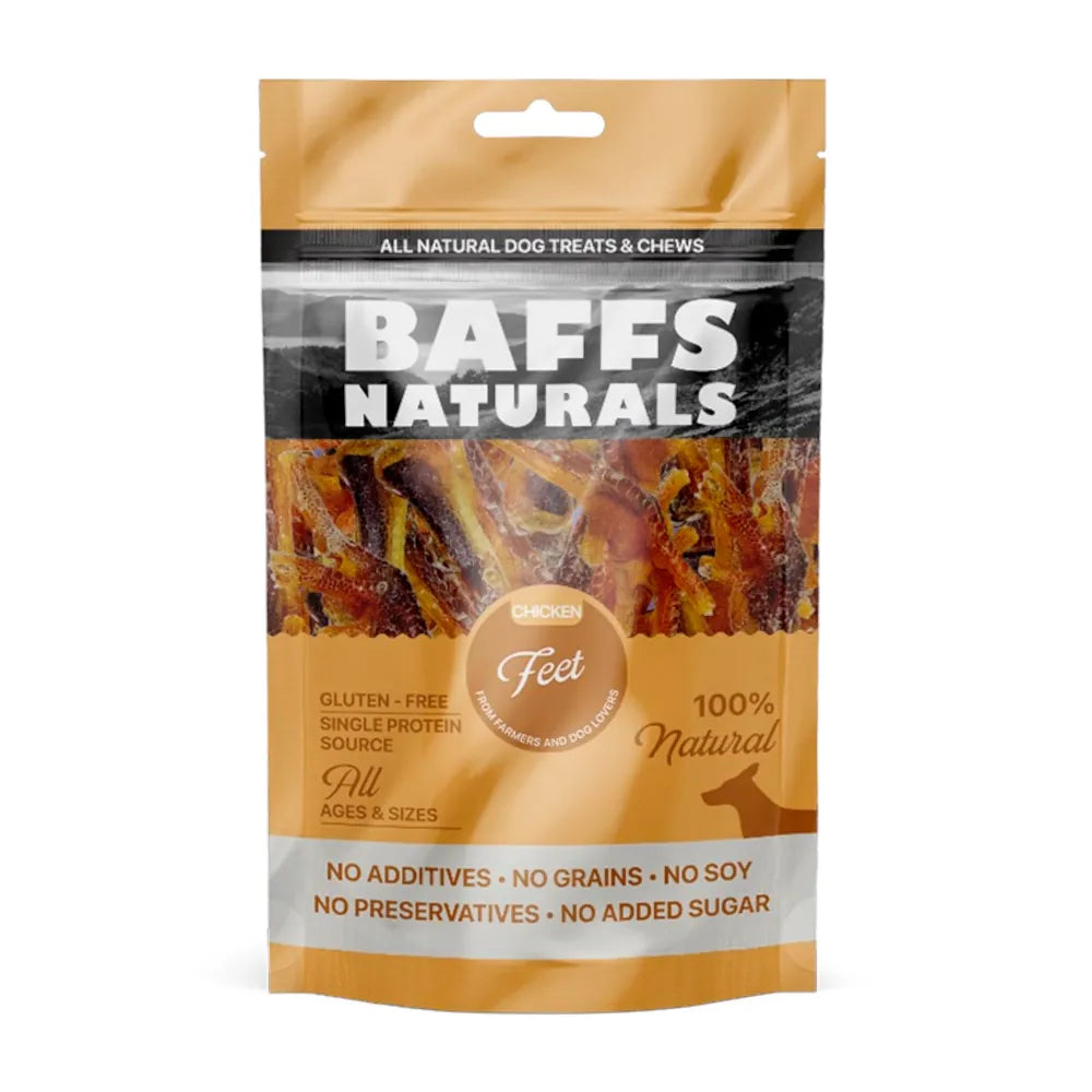 Lífrænir kjúklingafætur (100g) - Hundanammi - Móri