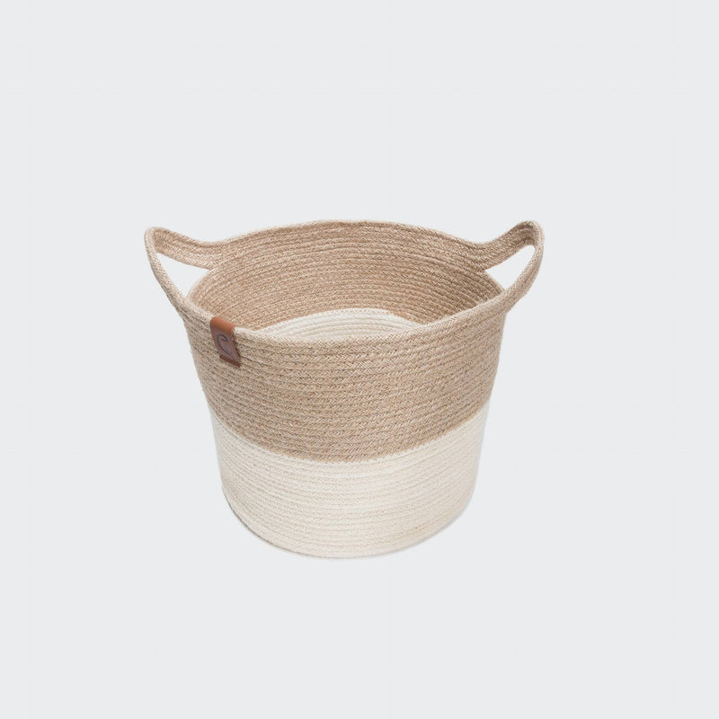 Jute geymslu karfa - Kremlituð