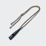 ACME Training Whistle with Lanyard - Black