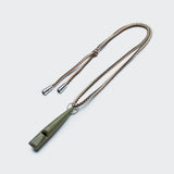 ACME Training Whistle with Lanyard - Moss Green