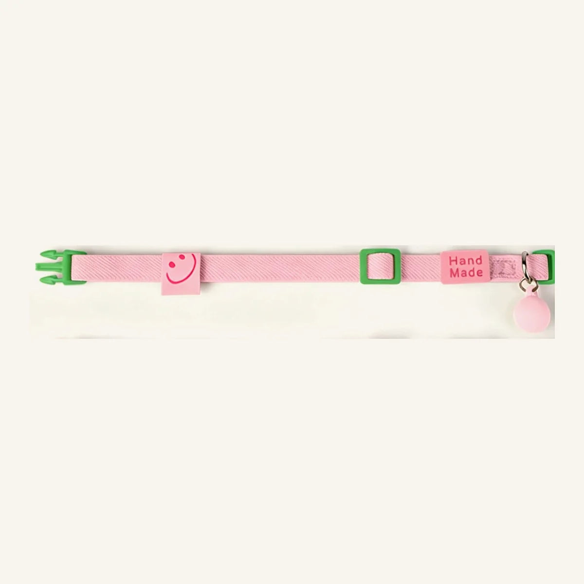 Smile Series kattaól í Blush Pink – broskall og Hand Made merki