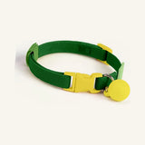 Smile Series | Cat Collar with Charm | Forest Green