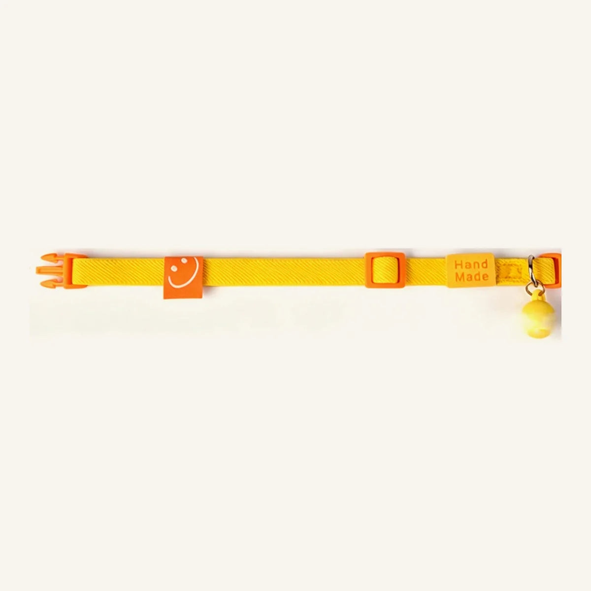 Smile Series kattaól í Sunflower Yellow – broskall og Hand Made merki