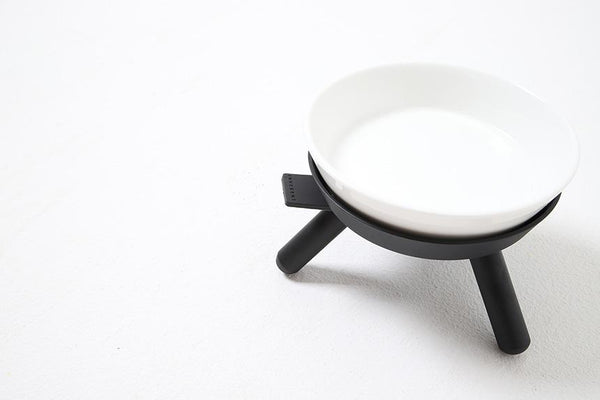 Oreo Skál á fótum - Svört