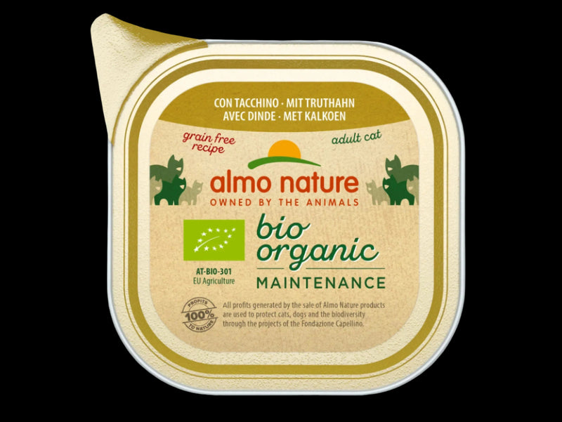 Bio Organic með kalkúni - Blautmatur fyrir ketti (85g)