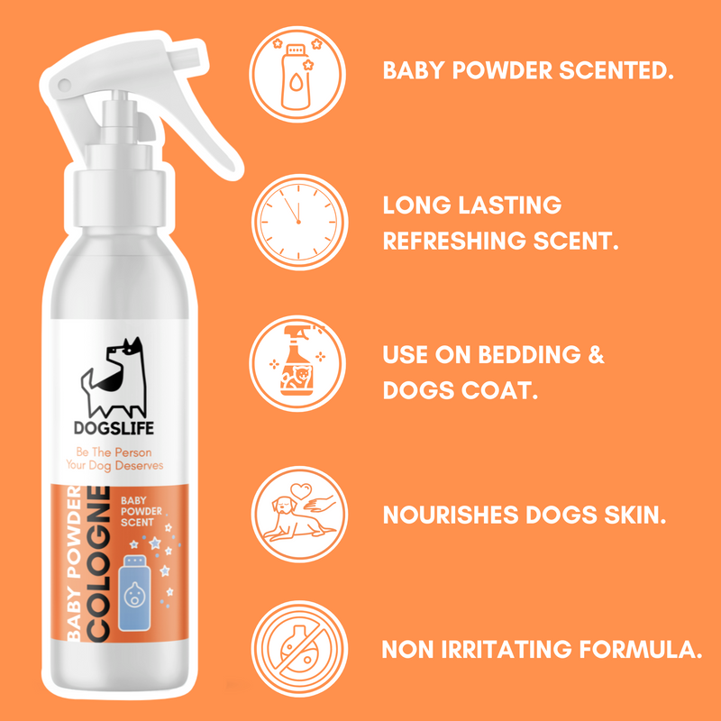 Cologne baby powder - Ilmsprey fyrir feldinn