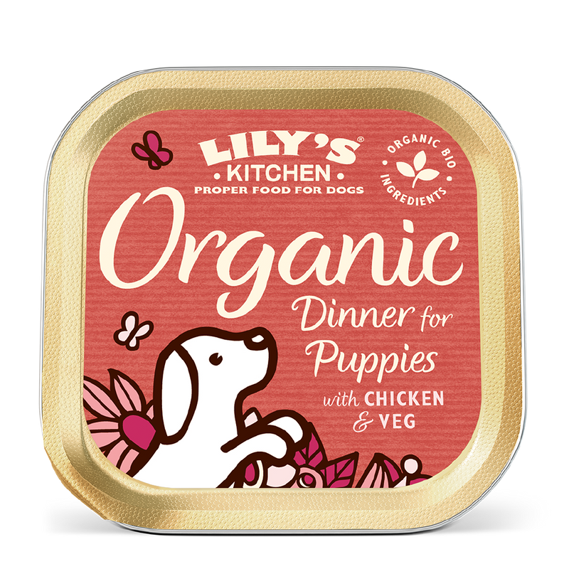 Organic Dinner For Puppies (150g) - Blautmatur fyrir hunda