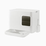 HOOPO Dome PLUS Cat Litter Box - White