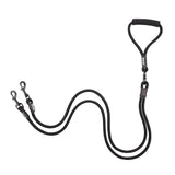 Rebel Petz adjustable coupler leash - Black
